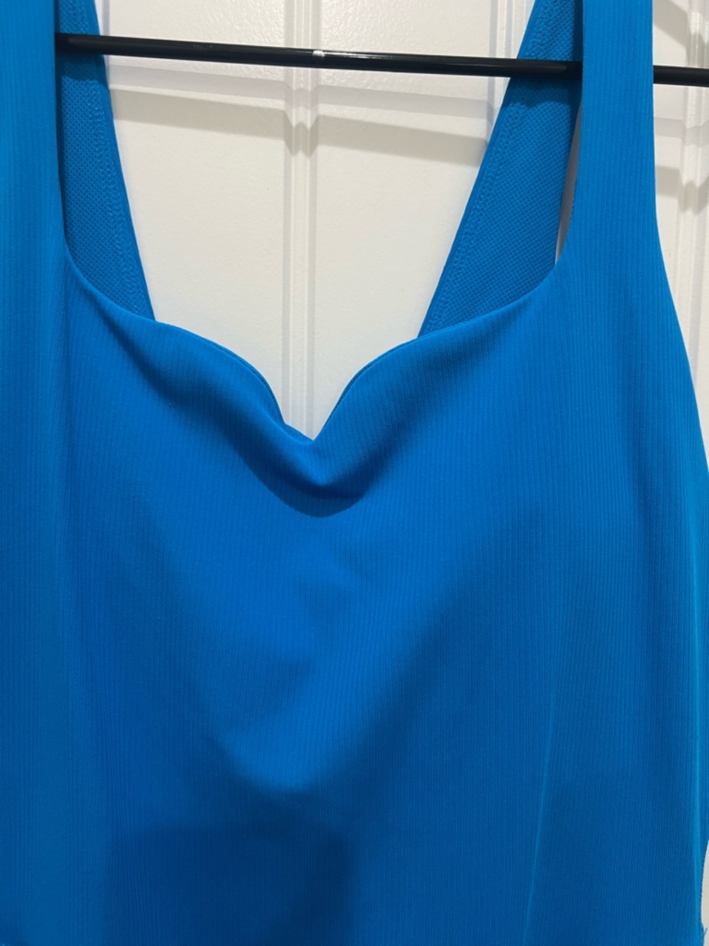 all in motion Electric Blue Athletic Tank Romper - Picture 2 of 7